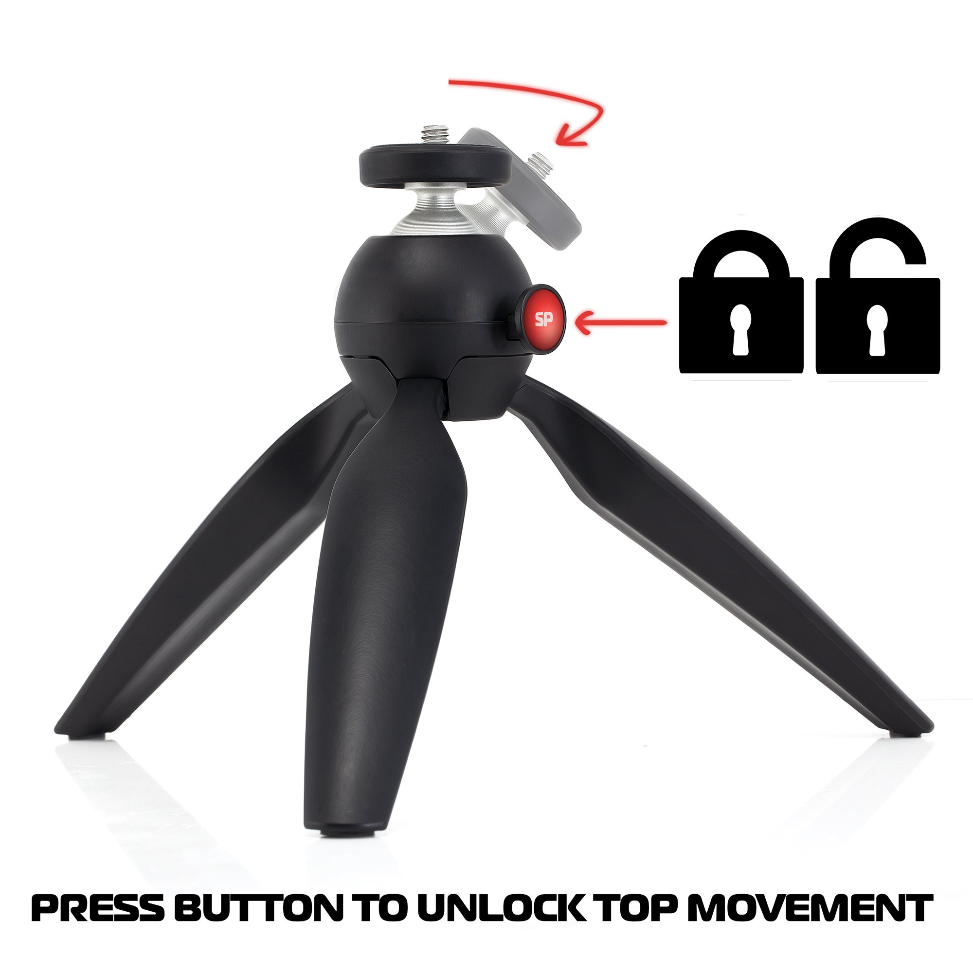 tripod unlock